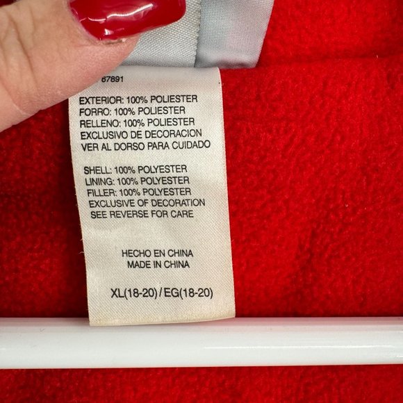 VTG Reebok NHL New York Rangers Embroidered Park Jacket Youth Size XL 18-20 Blue - Picture 15 of 16